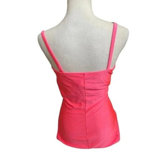 Vintage La Blanca Bright Pink One-Piece Swimsuit – 1980s–90s Y2K Swimwear - Picture 6 of 9
